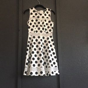 Cals midi polka dot dress